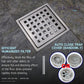 HEMOS FITTING SUS 304 4 INCH HM-116,118,121 6 INCH INDOOR OUTDOOR FLOOR TRAP GRATING HM-110,119,120