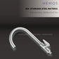 HEMOS KITCHEN FAUCET SUS 304 STEEL PILLAR SINK TAP KEPALA PAIP AIR DAPUR HM-3501-MS