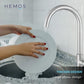 HEMOS KITCHEN FAUCET SUS 304 STEEL PILLAR SINK TAP KEPALA PAIP AIR DAPUR HM-3501-MS