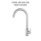HEMOS KITCHEN FAUCET SUS 304 STEEL PILLAR SINK TAP KEPALA PAIP AIR DAPUR HM-3501-MS