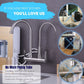 HEMOS KITCHEN FAUCET SUS 304 STAINLESS STEEL TWINS WALL PILLAR FILTER SINK TAP