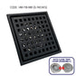 HEMOS FITTING SUS 304 4 INCH HM-116,118,121 6 INCH INDOOR OUTDOOR FLOOR TRAP GRATING HM-110,119,120