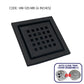 HEMOS FITTING SUS 304 4 INCH HM-116,118,121 6 INCH INDOOR OUTDOOR FLOOR TRAP GRATING HM-110,119,120