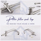 HEMOS KITCHEN FAUCET SUS 304 STAINLESS STEEL TWINS WALL PILLAR FILTER SINK TAP