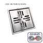 HEMOS FITTING SUS 304 4 INCH HM-116,118,121 6 INCH INDOOR OUTDOOR FLOOR TRAP GRATING HM-110,119,120