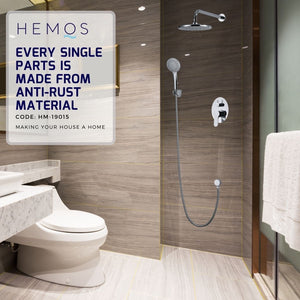 HEMOS BRASS MIXER TWO MODE CONCEALED SHOWER SETS