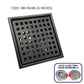 HEMOS FITTING SUS 304 4 INCH HM-116,118,121 6 INCH INDOOR OUTDOOR FLOOR TRAP GRATING HM-110,119,120