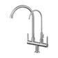 HEMOS KITCHEN FAUCET SUS 304 STAINLESS STEEL TWINS WALL PILLAR FILTER SINK TAP