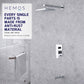 HEMOS BRASS MIXER TWO MODE CONCEALED SHOWER SETS