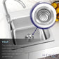 HEMOS KITCHEN FAUCET PARTS FULLY STEEL WASTE WITH BASKET DRAINER FILTER TRAP HM-0023, 0072