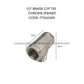 1/2'' (15MM) BRASS C/P TEE CONNECTOR ADAPTOR FEMALE MALE T-JUNCTION