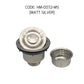 HEMOS KITCHEN FAUCET PARTS FULLY STEEL WASTE WITH BASKET DRAINER FILTER TRAP HM-0023, 0072