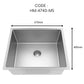 HEMOS NANO SUS 304 STEEL 3.0MM THICKNESS HANDMADE KITCHEN SINK SINGLE DOUBLE BOWL SILVER BLACK