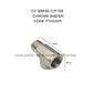 1/2'' (15MM) BRASS C/P TEE CONNECTOR ADAPTOR FEMALE MALE T-JUNCTION
