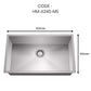 HEMOS NANO SUS 304 STEEL 3.0MM THICKNESS HANDMADE KITCHEN SINK SINGLE DOUBLE BOWL SILVER BLACK