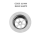 32MM 40MM BATHROOM BASIN WASTE KITCHEN SINK WASTE PENAPIS SINGKI CUCI MANGKUK