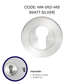 HEMOS SOLID SUS304 STAINLESS STEEL PROFILE CYLINDER COVER ROUND/SQUARE ESCUTCHEON KEYHOLE COVER