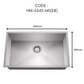 HEMOS NANO SUS 304 STEEL 3.0MM THICKNESS HANDMADE KITCHEN SINK SINGLE DOUBLE BOWL SILVER BLACK