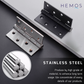HEMOS 4 X 3 X 2.5MM HEAVY DUTY STAINLESS STEEL BALL BEARING SQUARE DOOR HINGES HM-5960-MS,MB
