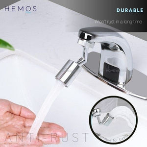 HEMOS BATHROOM PARTS UNIVERSAL FLEXIBLE ROTATABLE NOZZLE FOR BASIN TAP ONLY HM-0075
