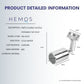 HEMOS BATHROOM PARTS UNIVERSAL FLEXIBLE ROTATABLE NOZZLE FOR BASIN TAP ONLY HM-0075