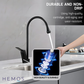 HEMOS BRASS MIXER PILLAR SINK TAP HM-19006 (MATT BLACK)