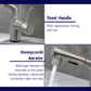 HEMOS BATHROOM FAUCET SUS304 PULL OUT MIXER PILLAR BASIN TAP KAPALA PAIP TANDAS (SILVER) HM-19035-MS