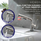 HEMOS BATHROOM FAUCET SUS304 PULL OUT MIXER PILLAR BASIN TAP KAPALA PAIP TANDAS (SILVER) HM-19035-MS