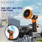 HEMOS 8/10 MODE FUNCTION ADJUSTABLE HIGH-PRESSURE WATER SPRAY GUN FOR GARDEN USE HM-0202,0203
