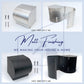 HEMOS BATHROOM FITTING SUS 304 TOILET PAPER ROLL HOLDER WITH COVER KOTAK TISU HMBF-89917-MS,MB