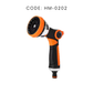 HEMOS 8/10 MODE FUNCTION ADJUSTABLE HIGH-PRESSURE WATER SPRAY GUN FOR GARDEN USE HM-0202,0203