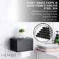 HEMOS BATHROOM FITTING SUS 304 TOILET PAPER HOLDER WITH COVER KOTAK TISU HM-89927-MS,MB