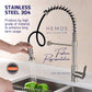 HEMOS KITCHEN FAUCET STEEL PULL OUT MIXER HOT COLD PILLAR SINK TAP HM-19004