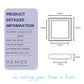 HEMOS INVISIBLE STEEL MOSAIC TILE FLOOR TRAP GRATING HM-104
