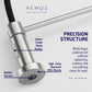 HEMOS KITCHEN FAUCET STEEL PULL OUT MIXER HOT COLD PILLAR SINK TAP HM-19004