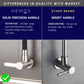 HEMOS KITCHEN FAUCET FLEXIBLE BLACK SILICONE RUBBER HOSE 304 STEEL WALL SINK TAP HM-3302F