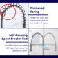 HEMOS KITCHEN FAUCET STEEL PULL OUT MIXER HOT COLD PILLAR SINK TAP HM-19004