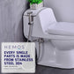 HEMOS SUS 304 STAINLESS STEEL HIGH PRESSURE HAND SPRAYER BIDET SETS WITH 120CM HOSE HM-1930, 1940