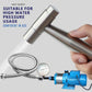 HEMOS SUS 304 STAINLESS STEEL HIGH PRESSURE HAND SPRAYER BIDET SETS WITH 120CM HOSE HM-1930, 1940