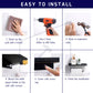 HEMOS BATHROOM FITTING ALUMINIUM TOILET PAPER ROLL PHONE HOLDER PEMEGANG TISU HM-89107 (MATTE BLACK)