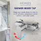 HEMOS STEEL MIXER BASIN TAP MIXER EXPOSED BATH SHOWER WITH TAP 3 MODE SHOWER SET HM-12SERIES