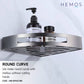 HEMOS BATHROOM FAUCET STAINLESS STEEL SUS 304 CORNER BASKET HM-89943 (MATT BLACK,SILVER,GREY)
