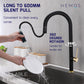 HEMOS KITCHEN FAUCET STEEL PULL OUT HOT COLD WATER MIXER PILLAR SINK TAP HM-19020