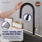 HEMOS KITCHEN FAUCET STEEL PULL OUT HOT COLD WATER MIXER PILLAR SINK TAP HM-19020