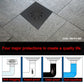 HEMOS 150 X 150 X 0.8MM STEEL FLOOR TRAP GRATING HM-107
