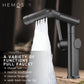HEMOS BATHROOM BRASS 360° SWIVEL FOLDING 5 FUNCTION WATER MODE MIXER BASIN TAP MATT GREY HM-19098-MG
