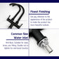 HEMOS KITCHEN FAUCET STAINLESS STEEL SUS 304 PILLAR WALL SINK TAP KEPALA PAIP DAPUR 37SERIES