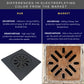 HEMOS 150 X 150 X 0.8MM STEEL FLOOR TRAP GRATING HM-107