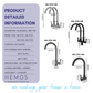 HEMOS KITCHEN FAUCET STAINLESS STEEL SUS 304 PILLAR WALL SINK TAP KEPALA PAIP DAPUR 37SERIES