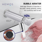 HEMOS BRASS AUTO SELF CLOSING TIME DELAY PILLAR WALL BASIN TAP AUTO TUTUP KEPALA PAIP AIR